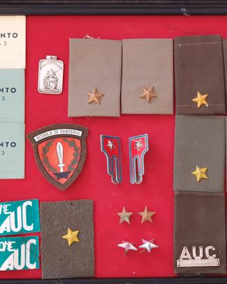 Lotto Militaria Esercito Italiano AUC Scuola Fante