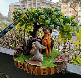 BAMBI  E I SUOI AMICI DIORAMA ARTIGIANALE!