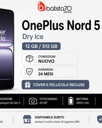 OnePlus Nord 5 Dry Ice 12/512 GB