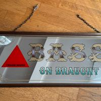 Specchio vintage pub inglese  BASS ON DRAUG