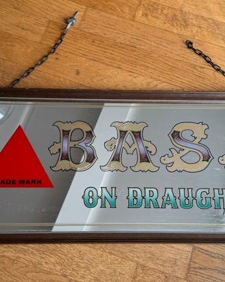 Specchio vintage pub inglese  BASS ON DRAUG