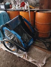 carrello rimorchio bici per bambini/spesa 