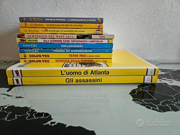 Set libri Tex e Geronimo stilton