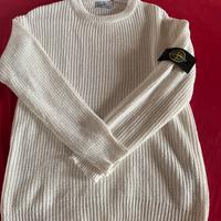 Maglione stone island bianco