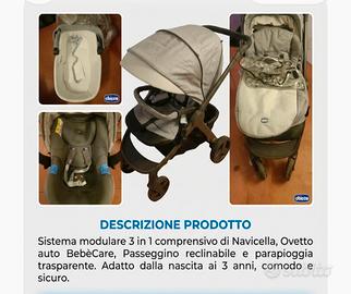 Sistema modulare trio Chicco 