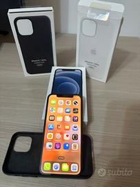 iPhone 12 128 GB nero + 2 cover originali Apple