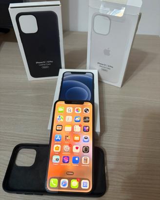 iPhone 12 128 GB nero + 2 cover originali Apple