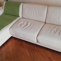 Divano letto in pelle