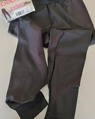 Leggins Donna Jadea nero/fuxia taglia L/XL