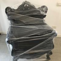 Poltrona nera velluto