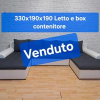 Divano Moderno doppia Penisola  letto e box