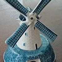 Mulino a vento in ceramica Delft in confezione 