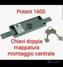 serratura centrale per serranda, Nuova!