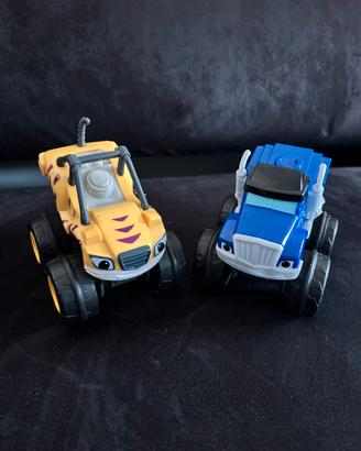 Auto amici di Blaze - Crusher e Stripes