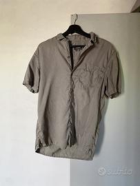 Camicia Pul & bear uomo maniche corte verde khaki
