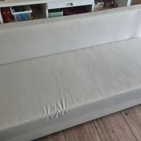 Divano letto 2 posti con scomparto