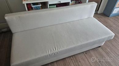 Divano letto 2 posti con scomparto