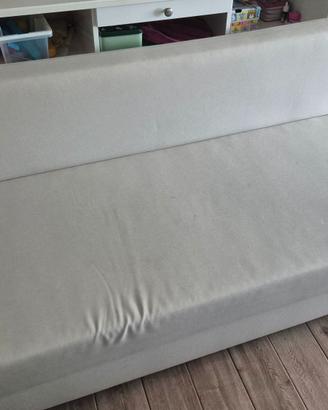 Divano letto 2 posti con scomparto