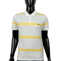 Polo Lacoste Uomo Cotone Righe Taglia 4 \ M