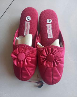 pantofole eleganti in raso
