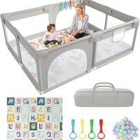 Box Neonato con Materassino 180 x 150 cm, Recinto