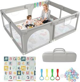 Box Neonato con Materassino 180 x 150 cm, Recinto