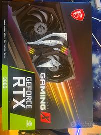 MSIRTX 3060 GAMING X 12G  12GB GDDR6 1837 MHz GEN4