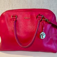 Borsa da signora in pelle rossa