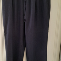Pantaloni donna in lino e viscosa TG. M col.blu