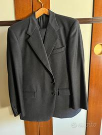 Completo uomo  taglia 55 grigio fumo di Londra