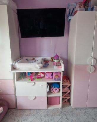 2 armadi, settimino e fasciatoio SMASTAD Ikea