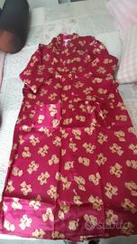 vestaglia in seta fantasia orsetti