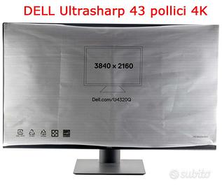 Monitor 43 pollici 4K DEll Ultrasharp U4320Q perfe