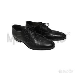 SCARPE UOMO POLLINI NERO PELLE