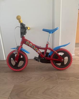 Bici bambino 3-4 anni senza rotelle pronta all’uso