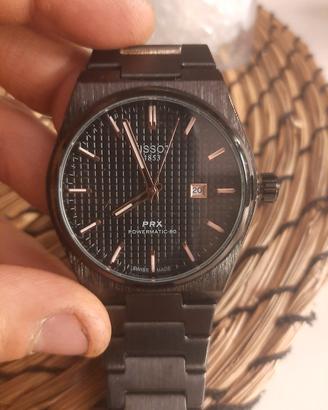 orologio in acciaio nero  replica