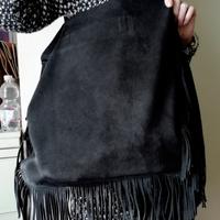 Borsa donna "Space" nera,tracolla a spalla