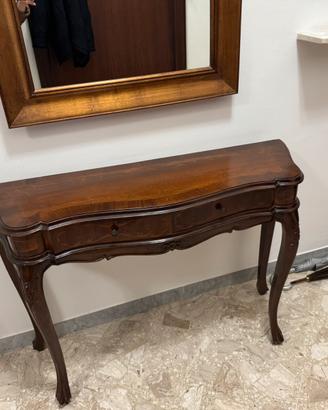 Consolle antiquariato  in vero legno