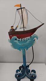 scultura nautica con pescatore 