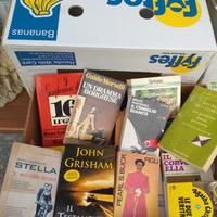   dono scatoloni libri vari