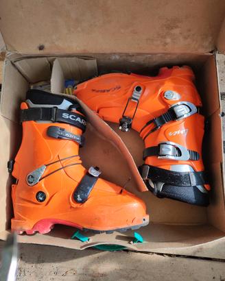 scarponi da scialpinismo Scarpa Laser taglia 8,5