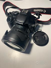 Canon EOS 550D + obiettivo 15-85mm