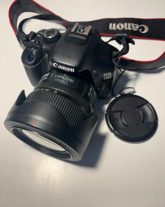 Canon EOS 550D + obiettivo 15-85mm