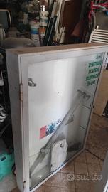 Vetrina vetrinetta espositore metallo