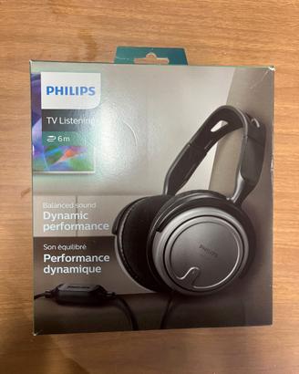 Philips SHP2500 cuffie TV cavo 6 metri