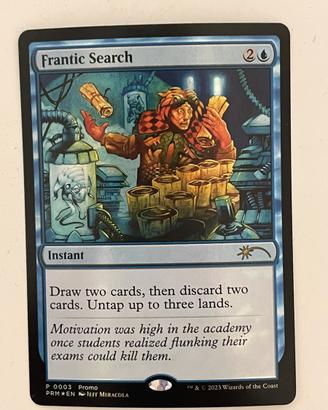 Magic: the gathering - Frantic search promo foil