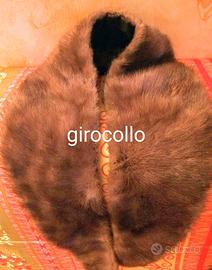 1 girocollo e 2 polsini  in pelo vintage 