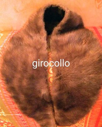 1 girocollo e 2 polsini  in pelo vintage 