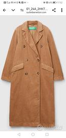 cappotto velluto a coste Benetton INTERAMENTE 100%