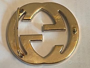 FIBBIA CINTURA GUCCI ORIGINALE VINTAGE